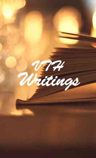 VTH Writings 1