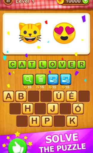 2 Emoji 1 Word - Guess Emoji ❤️Word Games Puzzle 1