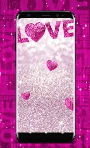 Glitter Love Wallpaper 3