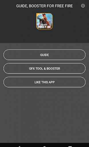 Guide For Free-Fire 2020 - GFX Tool, Booster, Tips 1