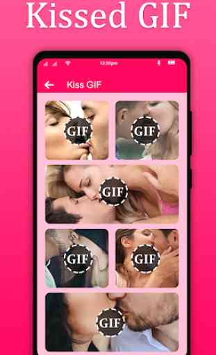 Kisses GIF : Romantic Couple GIF 3