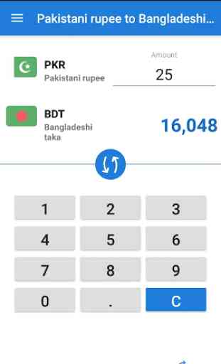 Pakistani rupee to Bangladeshi taka / PKR to BDT 2