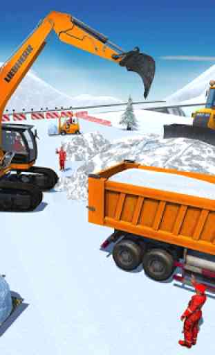 Real Heavy snow excavator simulator 1