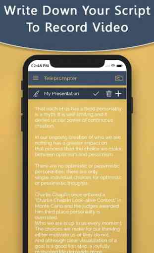 Teleprompter Video Creator - Video Teleprompter 2