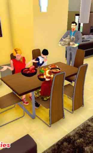 vida do pai da família: pai virtual mãe simulador 1