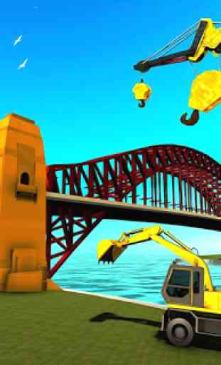 Bridge Construction  Crane Simulator 3