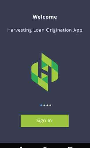 Harvesting Loan Origination Application 1