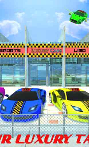 Real Flying Taxi Car Simulator Driving Games 4
