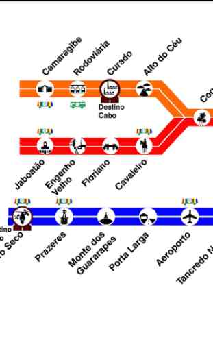 Recife Metro Map 2