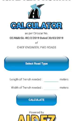Road Restoration Calculator 1