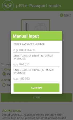 uFR e-passport reader - MRTD reading app 3