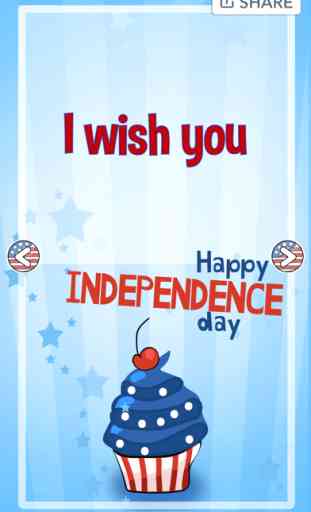04 De Julho Cartões – Criar E Escrever Feliz Dia Da Independência Convites 3