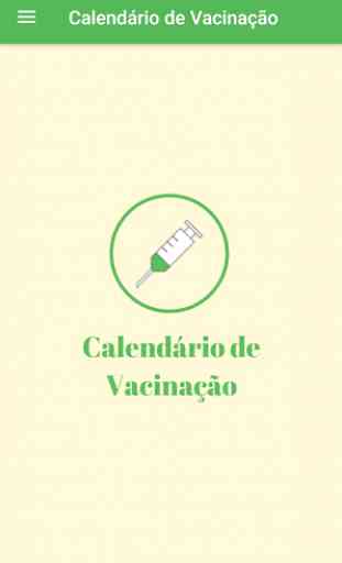 Calendário de Vacinação 1
