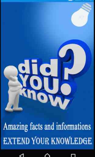 Did you know - Amazing facts Extend your knowledge 1