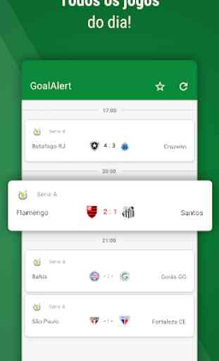 GoalAlert - O app de futebol mais rápido 3