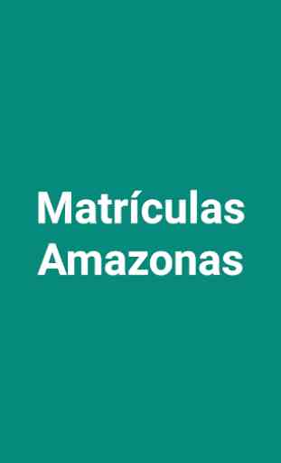 Matrículas Amazonas 1