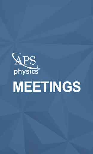 Meetings@APS 1
