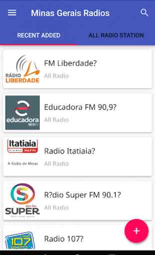 Minas Gerais Todas as estações de rádio 3