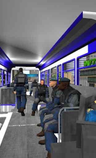 Simulador de condução de ônibus de polícia: unidad 2