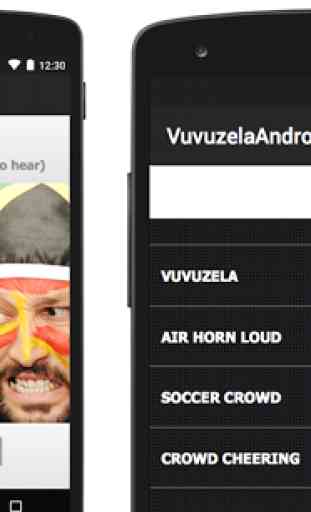Vuvuzela Sounds and Soccer Sounds App 1