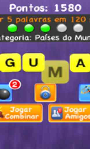 Decifrando com Amigos - grátis português palavras jogo (obter ajuda de facebook e twitter) 2