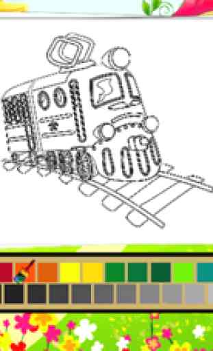 Veículo Coloring Book - Tudo em 1 Desenho carro e pintura colorida para crianças jogos grátis 3