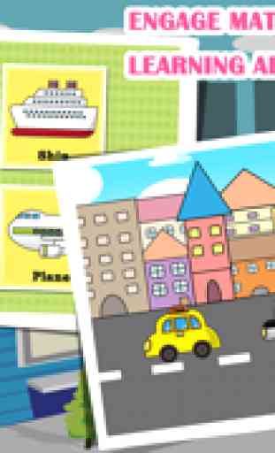 Veículos da criança pré-escolar FREE-Tudo em um quebra-cabeça Jogos Educativos para Crianças 3