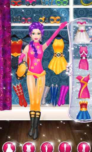 Girl Power: Super Salon for Makeup and Dress Up 3