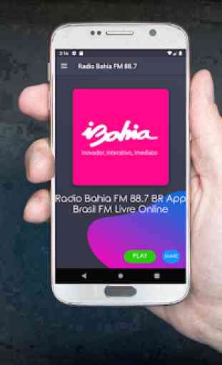 Radio Bahia FM 88.7 BR App Brasil FM Livre Online 1