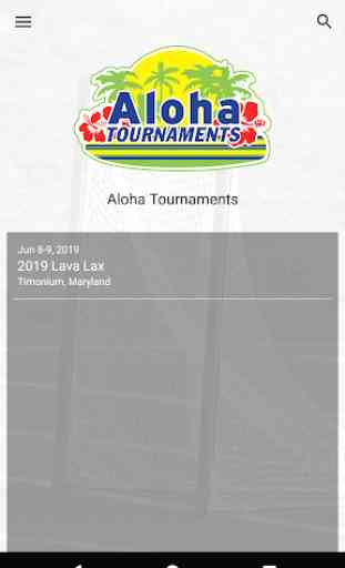 Aloha Tournaments 1