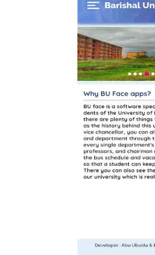 Barishal University App-BU Face 1