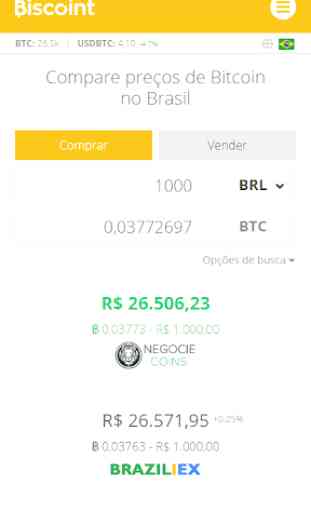 Biscoint - Compre Bitcoin e compare preços 1