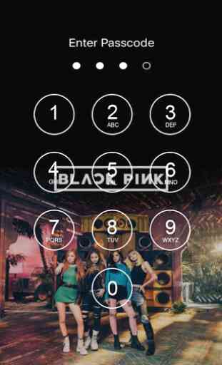 Black Pink Lock Screen 4
