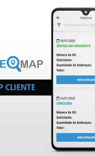 BlueMap - Aplicativo Cliente - App Demo 3