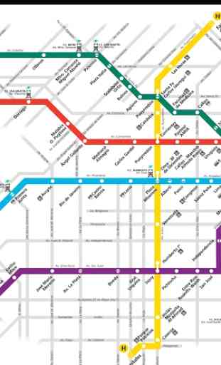 Buenos Aires Metro Map 2