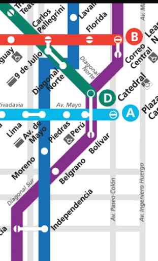 Buenos Aires Metro Map 3
