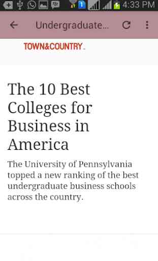 Business School Rankings 1