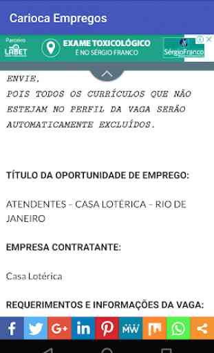 Carioca Empregos - Vagas Rio de Janeiro 3