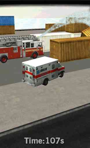 Cidade Ambulance Parking 3D 4
