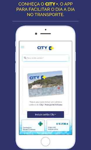 City Mais: Compre créditos para o seu Cartão CITY+ 2