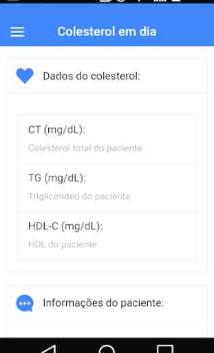 Colesterol em Dia (versão beta) 1