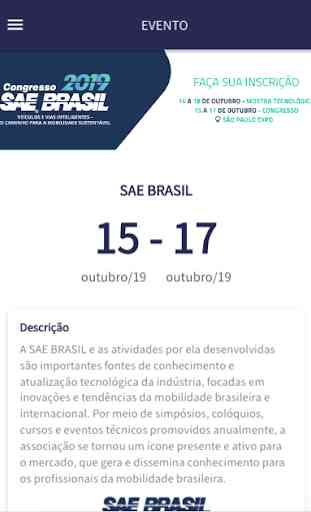 Congresso SAE BRASIL 2019 2