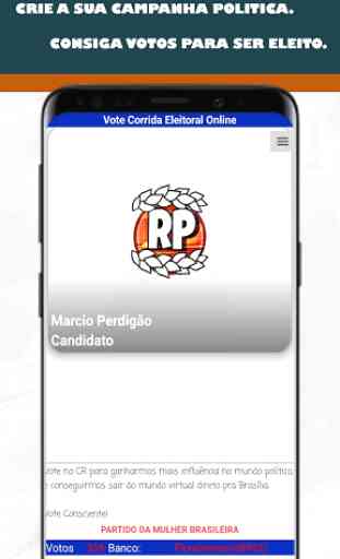 Corrida Eleitoral Online Simulador 3