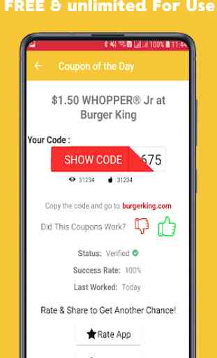 Coupons For Burger King - Discount Burger  4