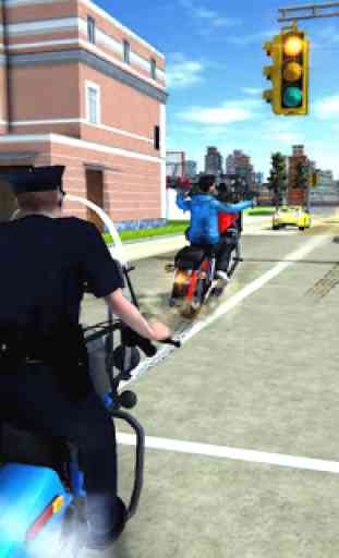 Crazy Police Bike Delivery Simulator Game 2