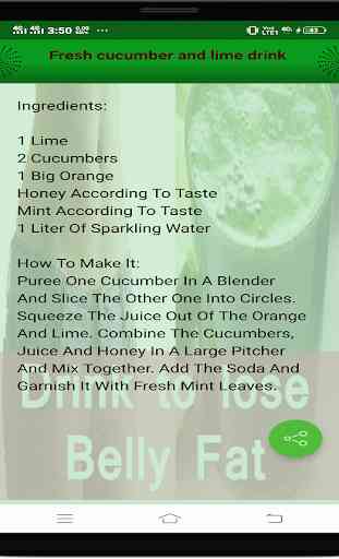 Drink to lose Belly Fat 2
