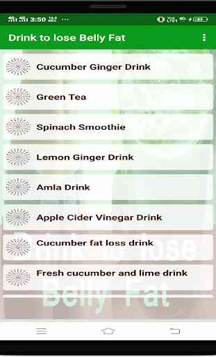 Drink to lose Belly Fat 3