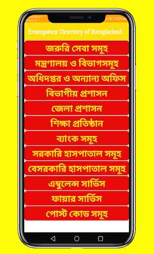 Emergency Directory of Bangladesh 1