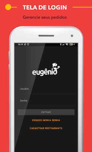 Eugênio App - Gestor de pedidos Delivery Much 1