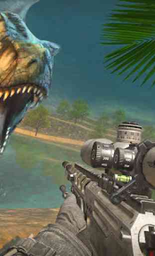 FPS Dinosaur Hunter:Sobrevivente Battle Royale Jog 1